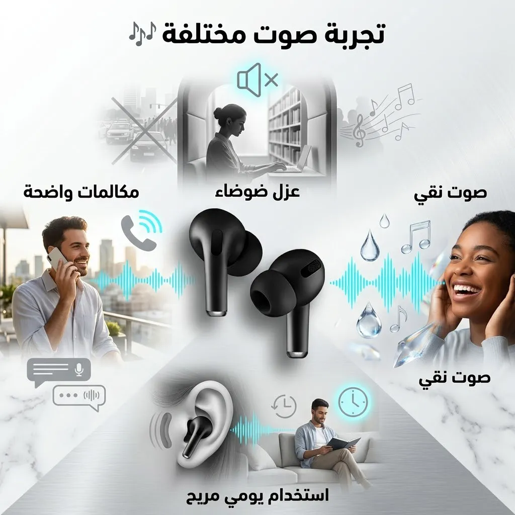 [EG010102HX0200] Airpods pro sim original Black